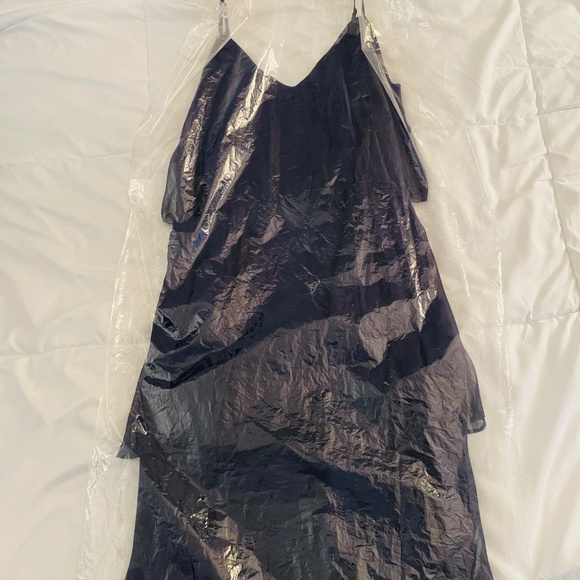 NWT Parker Black high low size 6 Cobalt / Navy dress - Picture 12 of 12